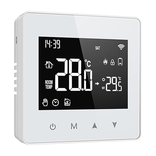 Termostatos inteligentes para el hogar: termostato inteligente de CA, termostato programable para el hogar, termostatos domésticos que funcionan con pilas, termostato digital, control de