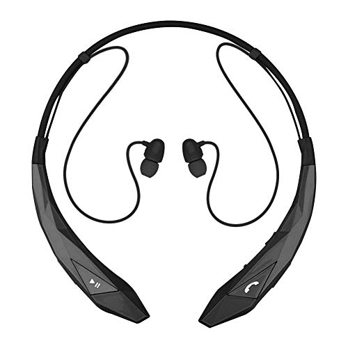Pianogic Bluetooth Headphones Wireless Neckband Headset Stereo V4.0 Magnetic Earbuds Noise Cancelling Mic