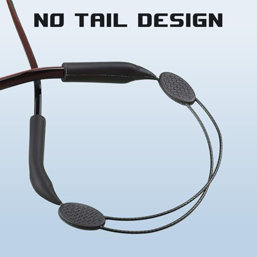Image of 2 PCS Sunglasses Strap - Kids Eye Glasses Holder Strap for Boys Girls Adjustable Sports Neck Cord, Universal Fit for Running Fishing Cycling Beach