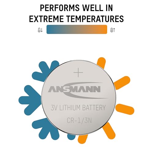 ANSMANN CR1 / 3N / CR11108 / 2L76 Coin Battery [Pack of 1] Lithium 3V Button Cell Ideal For Cameras, Calculators, Dog Collars, Gun Sights, PDAs and Computer Motherboards - Image 2