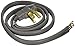 General Electric WX09X10007 3 Wire 40amp Range Cord, 5-Feet