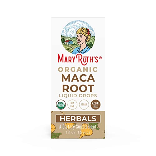 Maca | USDA Organic Maca Root | Maca Root Liquid Drops | Maca Supplement for Mood &amp; Overall Health | Stress Relief Supplement | Vegan | Non-GMO | Gluten Free | Alcohol Free | 1 Fl Oz - GAPS Protocol Help