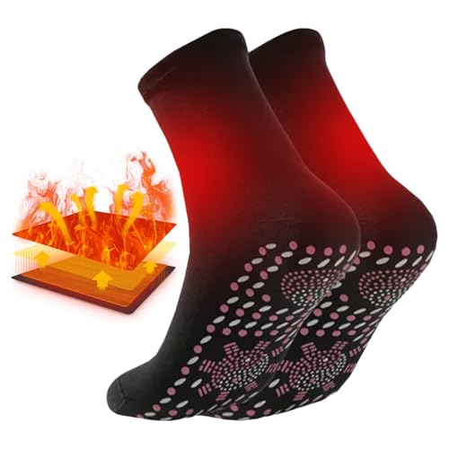 Calcetines de Invierno | Calentadores de Pies y Cómodos | Calcetines con Circulación De Calor - para Trabajar Senderismo Trineo Mujeres Jóvenes Atletas