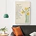 generic Golden Daffodil William Wordsworth Inspirational Literary Quote Poster Canvas Painting Posters And Prints Wall Art Pictures for Living Room Bedroom Decor 08x12inch(20x30cm) Unframe-style