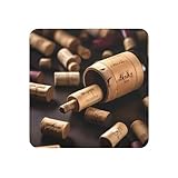 Imanes de nevera con estampado de corcho para botella de vino, decoración diaria de inauguración de la casa