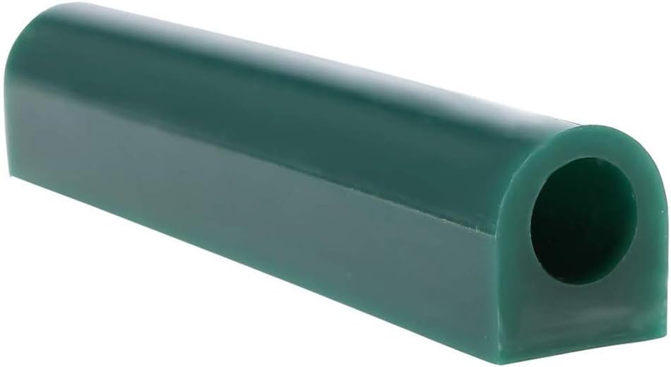 6Pieces Carving Wax Tube Green Carving Wax Hole Round Wax Tubes Hard Modeling Wax for Jewelry