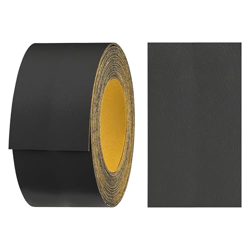 haggiy Bande de chant mélamine autocollante - 40 mm x 5 m - Bande de bord de meuble - Maintien sûr sans repassage - Rebord pour planches d'étagères /...