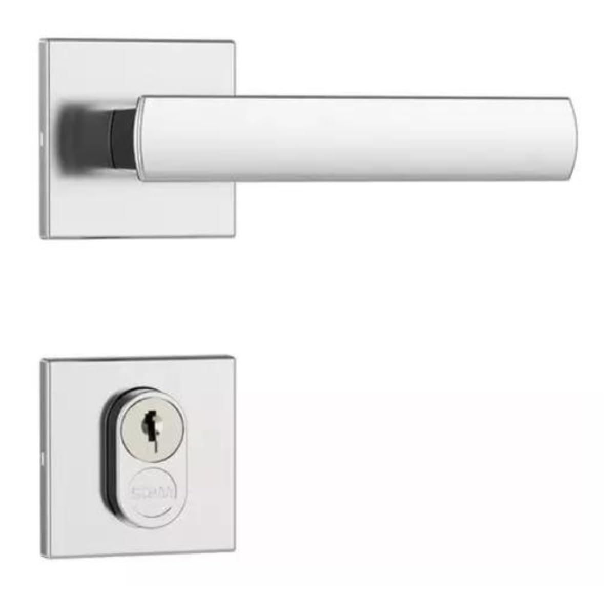 Fechadura Porta Externa 1601/35 Cromado 55mm Stam | Amazon.com.br