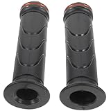 Outanaya 1 Par De Empuñaduras De Manillar De Plástico Y Metal para Bicicleta Color Naranja Pequeño Trampolín Almohadilla De Seguridad Accesorio para Bicicleta