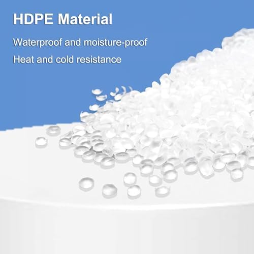 Durable HDPE Plastic Pallet - Stackable Moisture-Proof Industrial Storage Platform for Supermarkets, Garages & Warehouses - 40x40cm/16x16in Floral Mat