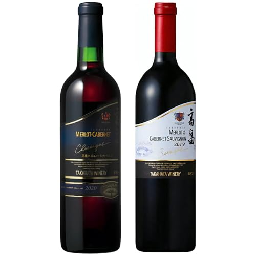 赤ワイン メルロー カベルネ 720ml 2本セット 飲み比べ 辛口 高畠ワイナリー 山形県 高畠町 tk06ays730024 ふるさと納税