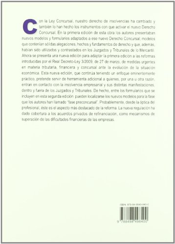Formularios concursales/ Insolvency Forms: Los escritos de parte imprescindibles para la practica co