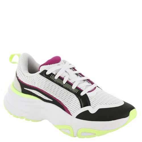 PUMA Divine Women's Sneaker, 8 B(M) US, White-Black-Apple
