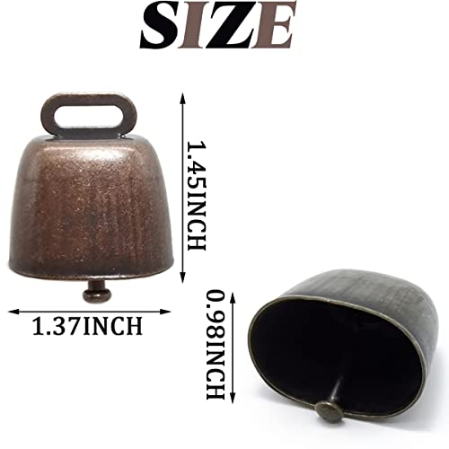 TIHOOD-18PCS-Copper-Bells-Brass-Small-and-Large-Farm-Animal-Bells-for-Horses-Cattle-Sheep-Goats-Green-and-Red-Bronze-Loud-Long-Distance-for-Christmas-Decoration TIHOOD 18PCS Copper Bells Brass Small and Large Farm Animal Bells for Horses Cattle Sheep Goats Green and Red Bronze Loud Long Distance for Christmas Decoration
