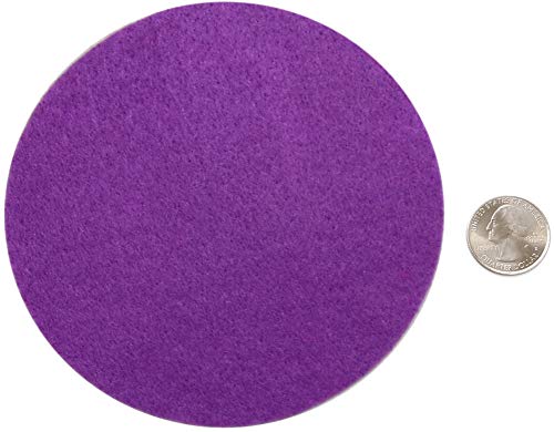 Image of Playfully Ever After Purple Craft Felt Circles (5 Inch - 18pc)