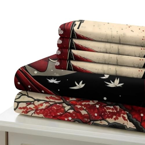 Housse de couette Geisha en microfibre 135x200 pour chambre de garçon