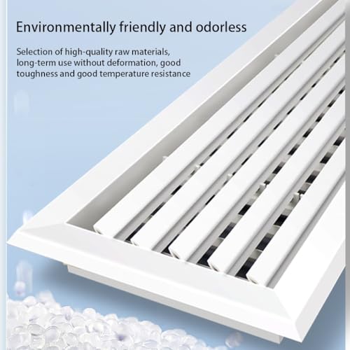 Couvercle ventilation placard à persiennes 250x250mm et grille aération