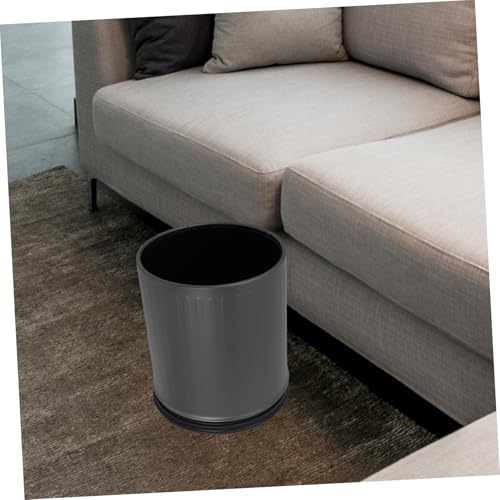 Caneca de basura metálica rectangular para baño 10 L miniatura 6