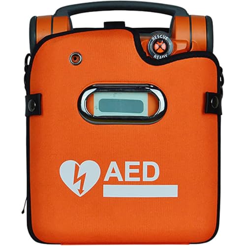 Sac de rangement portable AED rouge pour d'urgence à la maison et au bureau