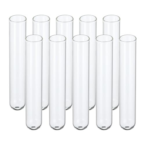 Tubes à essai en verre de qualité supérieure PATIKIL 3.94x0.59 pouce