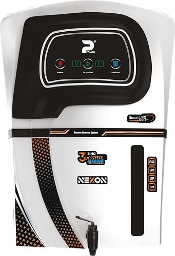 Proven Nexon White Water Purifier – RO + UV + UF with Copper, Zin...