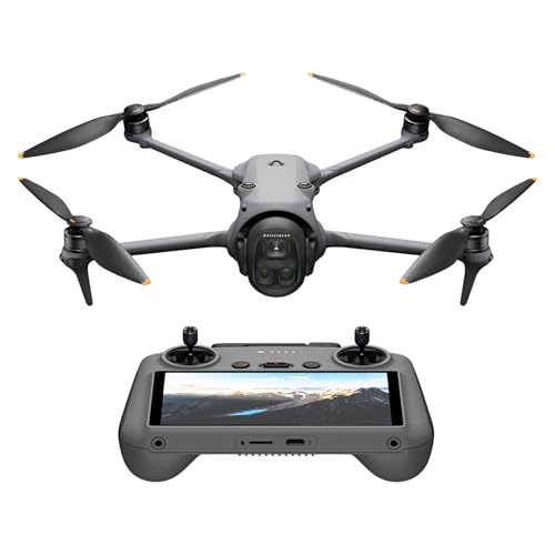 DJI Mavic 4 Pro Drohne mit DJI RC 2, Flaggschiff Triple Kamera Drone mit 100 MP 4/3-CMOS-Hasselblad-Kamera, Kameradrohne für Profis, 30 km Videoübertragung, 51 Min. max. Flugzeit DJI Mavic 4 Pro Drohne mit DJI RC 2, Flaggschiff Triple Kamera Drone mit 100 MP 4/3-CMOS-Hasselblad-Kamera, Kameradrohne für Profis, 30 km Videoübertragung, 51 Min. max. Flugzeit