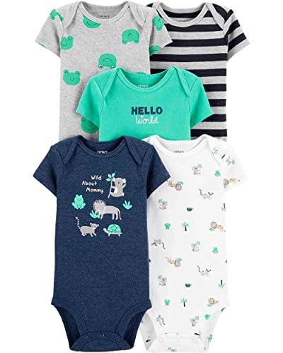 Body manches courtes Carter's Wild About Mommy lot de 5 pour bébé 24 mois