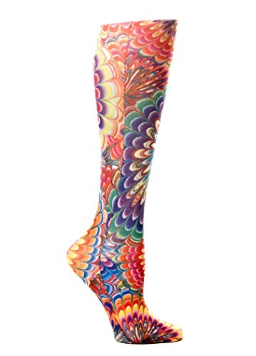 Image of Celeste Stein Therapeutic Graduated Women Compression Socks, Diabetic Socks For Womens, 8-15 mmHg For Regular Calf