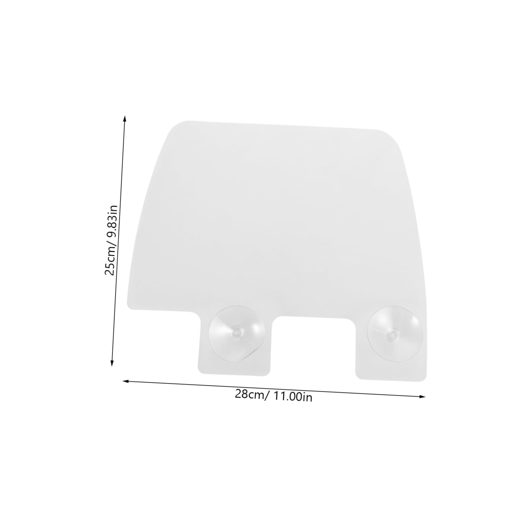 VICASKY 2Pcs Suction Cup for Kitchen Sink Barrier for Dishwashing Vegetable Washing Easy Installation Water Protector for Bathtub Restaurant