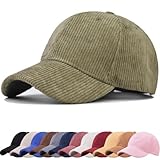 Gorra de Béisbol Vintage Unisex Sombrero de Sol de Pana Ajustable Gorra de Camionero Gorra Plana Vintage Color Sólido Ajustable Trucker Sombrero Cap Newsboy para Viajes al Aire Libre