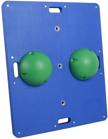 Cando 15" x 18" Rectangular Wobble/Rocker Board, 2" H, Green