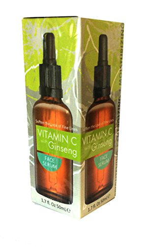 Spa Cosmetics Vitamin C with Ginseng Face Serum (soften the look of fine lines) 1.7 FL OZ