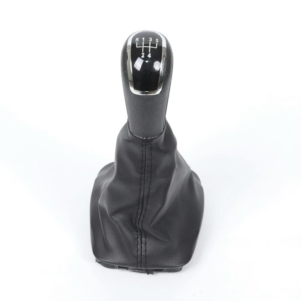 GZNBB Car Manual Gear Shift Knob Boot Cover Gaiter Lever Shifter Handle Stick, for Skoda Fabia MK1 2000-2008