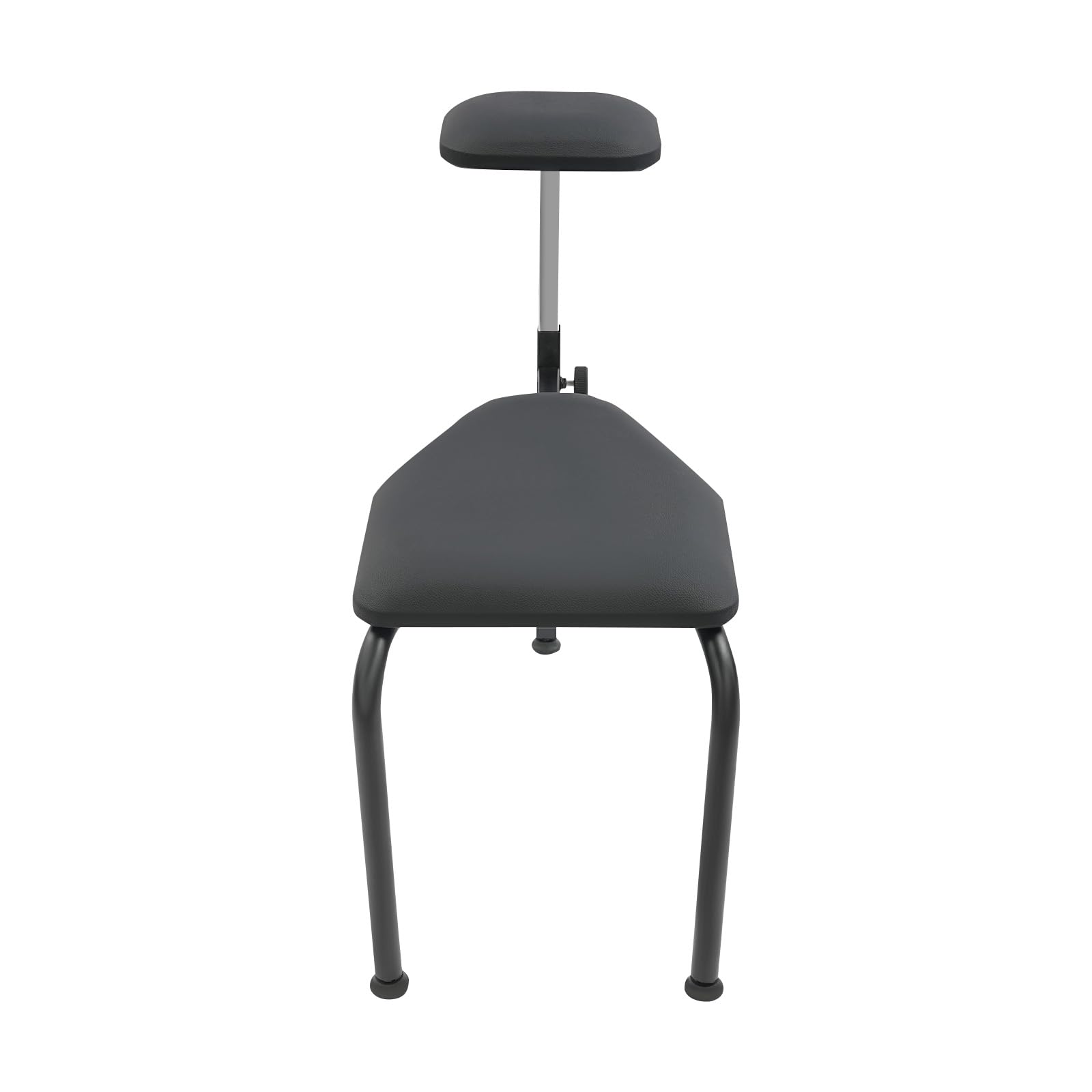 Tabouret de Pédicure Réglable avec Repose-Pieds, Chaise de Manucure Noire
