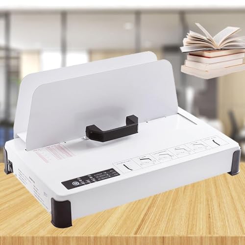 Encuadernadora térmica eléctrica Hot Melt Book Binder de 1 a 50 mm de grosor de encuadernación de 500 hojas de capacidad para contratos, licitaciones y documentos