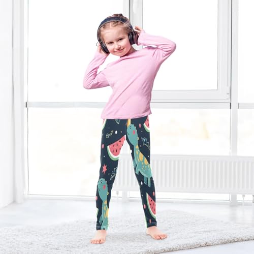 Bolaz Toddler Girls Leggings Printed Yoga Pants Leggings Dinosaur Watermelon for Kids4