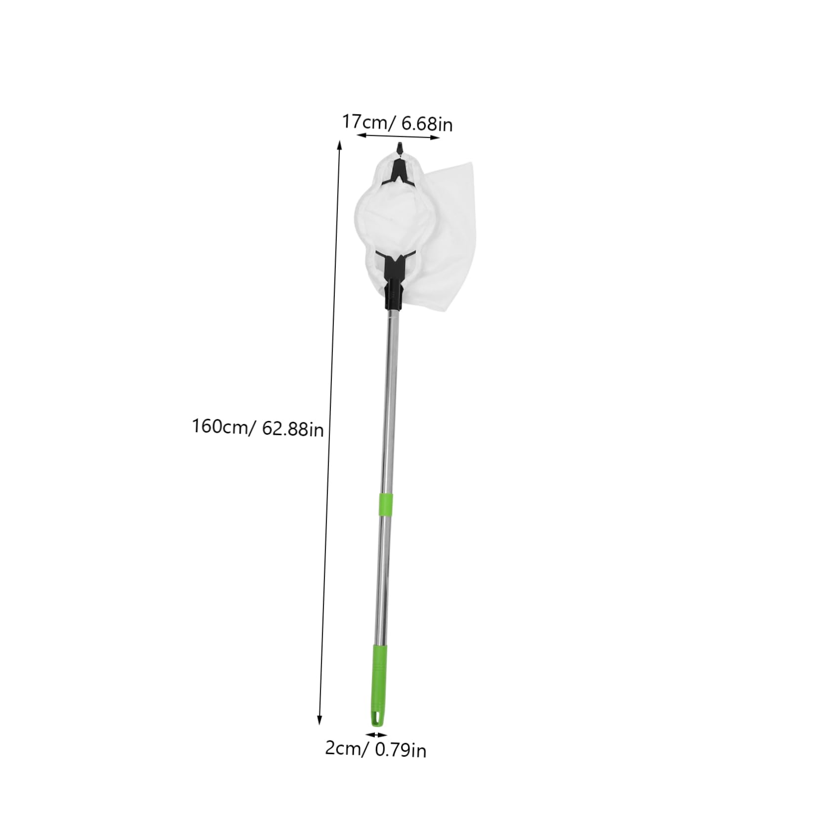 IWOWHERO 1Set Adjustable Fruit Picking Pole with Section Rod Long Cutter Head Design for Peach and Other Fruit Tree Harvesting