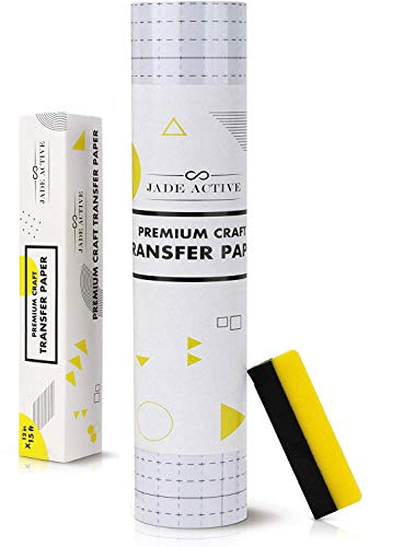 Transfer Tape for Vinyl - Premium Clear Vinyl Transfer Paper Roll - 12