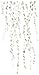 RoomMates RMK2394SCS Hanging Vine Watercolor Peel And Stick Wall Decals,Multicolor