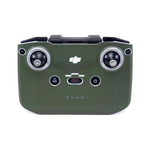 Wrapgrade Skin Compatible with DJI Mavic Air 2 | Remote Controller (Army Green)