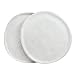 RoRo Ceramic Stoneware White Speckled Hand-Crafted Dinner Plate, 11 Inch Set of 2