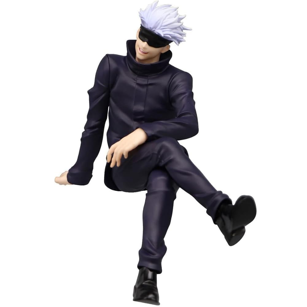 FUNFOB Gojo Satoru Action Figure Height-13cm Collectible for Kids & Adults Gifting PVC Plastic | Gojo Noodle Stopper A-image-31