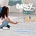 Bluey Wooden Bowling Set – Skittle Game with 6 Character Wooden Bowling Pins, Durable Toy for Kids Ages 3+, Indoor & Outdoor Play