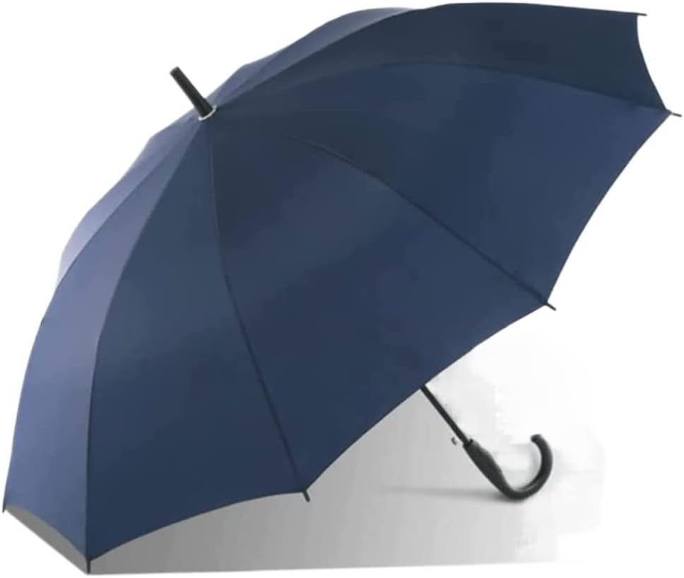 Car Umbrella Travel Umbrella Umbrella Automatic Open Stick Umbrella Durable Windproof Push Cart Compatible Portable Cane Umbrella Umbrellas for Rain Windproo (Color : OneColor)