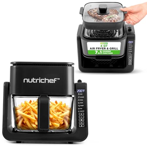 NutriChef 4 QT Air Fryer & Grill