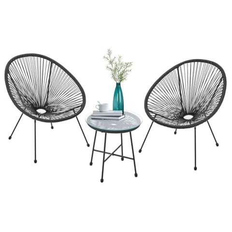 Juskys Ensemble de Meubles de Balcon Ostana Cover