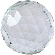 Clear Cut Crystal Sphere 50mm Faceted Gazing Ball Glass Ball Prisms Suncatcher Home Hotel Photography Decor 1Pcs