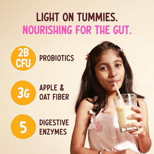 Image of Wellbeing Nutrition Kids Superfuel 7+years |Zero Added Sugar |9g Milk Protein Isolate, 23 Vitamins & Minerals, 100mg DHA, 3g Fiber, Probiotics |Height Growth, Immunity & Brain| Vanilla, Nutrition Drink Powder, 400g
