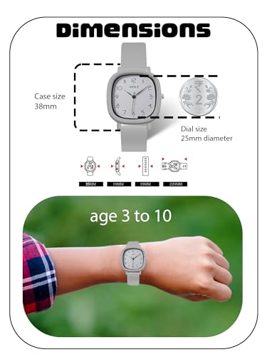 Image of SPIKY Analog Watch for Kids | Water Resistant & Lightweight | Durable & Soft Silicone Strap | Unisex Best Birthday Gift | Casual Analogue Wrist Watches for Boys & Girls | Age 2-14 yrs