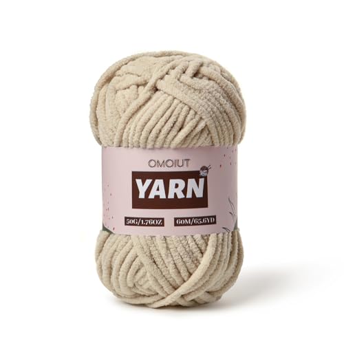Plush Chenille Chunky Crochet Yarn - Baby Yarn for Crocheting